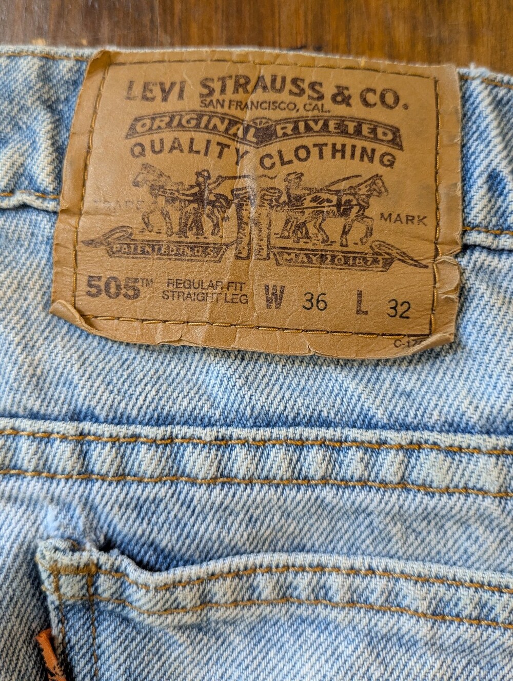 Levi's Very Faded Jeans, Make Cut-off Shorts. Men's 36 X 32, Soft, Comfy